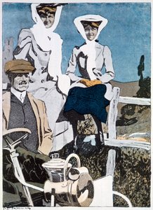 Una stampa dalla rivista tedesca Simplicissimus, 10 giugno 1907 da Unbekannt