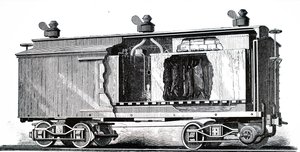 Un vagone ferroviario refrigerato da Unbekannt
