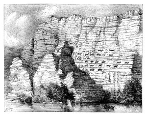 Iscrizione su roccia sulle rive del fiume Yenisei, 1895 da Unbekannt