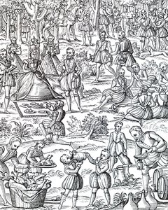 Un picnic reale da Unbekannt