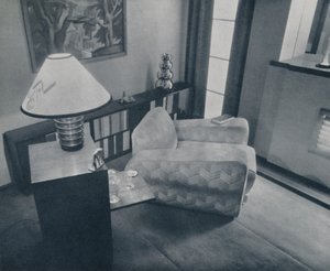 Una piccola stanza progettata e arredata da Michael Dawn, Bedford, Inghilterra, 1935 da Unbekannt