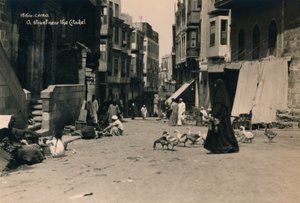 Una strada vicino alla Cittadella, Il Cairo, Egitto, 1936