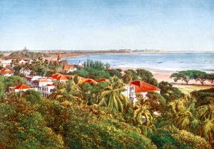 Una vista dalla cresta, Bombay, India, inizio XX secolo da Unbekannt
