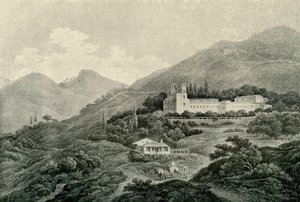 Vista della Villa Reale del Generalife a Granada, 19° secolo, 1907 da Unbekannt