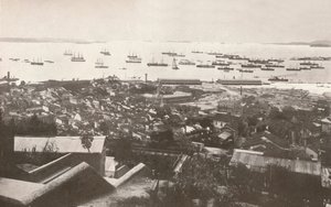 Vista dei nuovi moli durante la costruzione, 1914 da Unbekannt