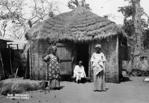 Una casa di vimini, Bathurst, Gambia, XX secolo