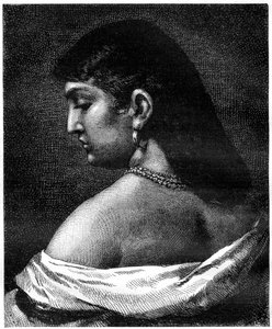 Una donna di Trastevere, Roma, Italia, XIX secolo da Unbekannt