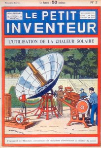 Pressa da stampa a energia solare di Abel Pifre, c. 1894 da Unbekannt