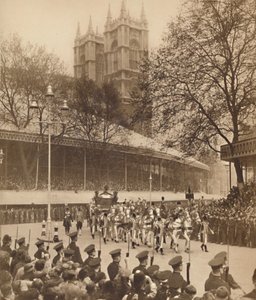 Acclamato da migliaia a Westminster, 12 maggio 1937 da Unbekannt