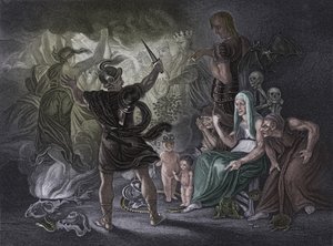 Atto IV Scena i da Macbeth, XIX secolo