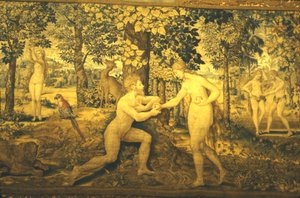 Adamo ed Eva. La tentazione, XVI secolo, XX secolo da Unbekannt