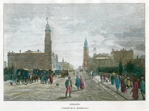 Adelaide, Australia Meridionale, Australia, c1890 da Unbekannt