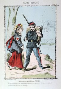 Adieux dun Moblot a la Mobile, 1870-1871 da Unbekannt