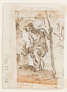 Adorazione dei Magi, San Cristoforo e Bambino Gesù