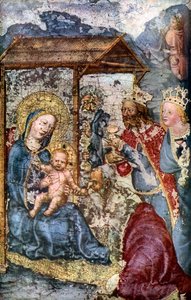 Adorazione dei Tre Re, c1360 1955 da Unbekannt