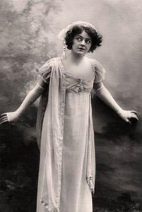 Adrienne Augarde 1882-1913, attrice inglese, 1907