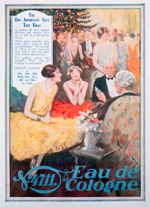 Pubblicità per 4711 Eau de Cologne, 1928 da Unbekannt