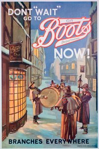 Pubblicità per Boots the Chemists, 1924 da Unbekannt