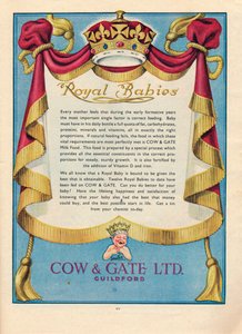 Pubblicità per Cow & Gate Ltd., 1951 da Unbekannt