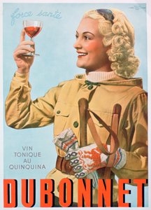 Pubblicità per il vino tonico Dubonnet, 1938 da Unbekannt
