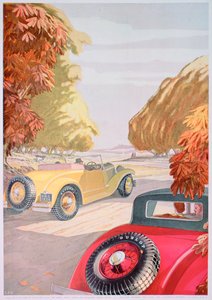 Pubblicità per pneumatici Dunlop, 1934