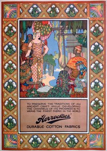 Pubblicità per tessuti Horrockses, 1920