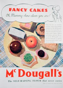 Pubblicità per la farina McDougalls, 1935 da Unbekannt