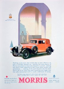 Pubblicità per auto Morris, 1932 da Unbekannt