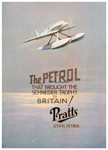 Pubblicità per Pratts Ethyl Petrol, c. 1928 da Unbekannt