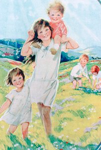 Pubblicità per il sapone al catrame di carbone di Wright, dettaglio, 1920 da Unbekannt