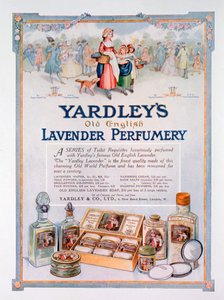 Pubblicità per la profumeria Yardley