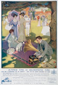 Pubblicità per la Gramophone and Typewriter Co
