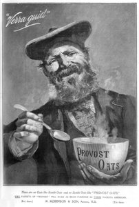 Pubblicità per Provost Oats, 1901 da Unbekannt