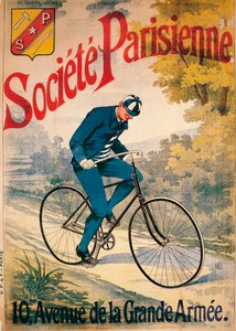 Pubblicità per biciclette Societe Parisienne, c1895 da Unbekannt