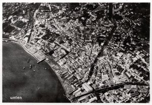 Vista aerea di Funchal, Madeira, da un dirigibile