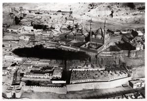 Vista aerea della Moschea di Muhammad Ali Pasha, Il Cairo, Egitto, da un dirigibile, 1931 1933 da Unbekannt