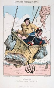 Aerostiere, Assedio di Parigi, 1870-1871 da Unbekannt