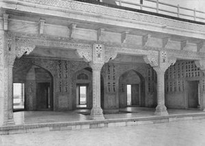 Agra. Una stanza nella Torre del Gelsomino, c1910