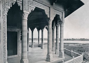 Agra. Balcone della Torre del Gelsomino
