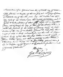 Accordo tra de Lolme e il suo editore, 1780, 1840 da Unbekannt