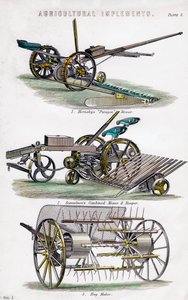 Attrezzi agricoli, XIX secolo da Unbekannt
