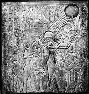 Akhenaton Amenhotep IV faraone eretico egiziano da Unbekannt