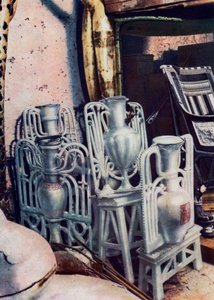 Vasi di alabastro, tomba di Tutankhamon, Egitto