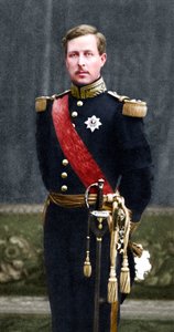 Alberto I, 1875-1934, re dei Belgi dal 1909, in uniforme militare