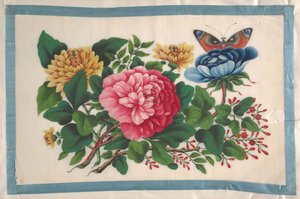 Album contenente dodici dipinti di fiori, XIX secolo