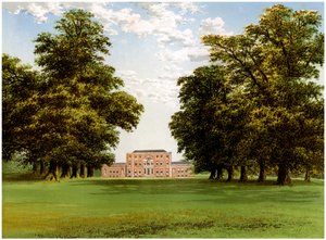 Aldby Park, Yorkshire, casa della famiglia Darley, c1880 da Unbekannt