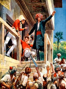 Alexander Burnes, diplomatico scozzese assassinato dagli afghani durante la Prima Guerra Anglo-Afghana, 1841