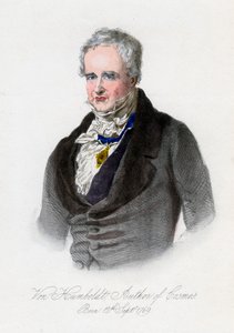 Alexander von Humboldt, naturalista ed esploratore prussiano, XIX secolo