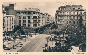 Algeri - La Place Bugeau, c1930