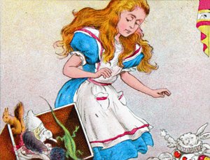 Alice stava crescendo di nuovo, c1900 da Unbekannt